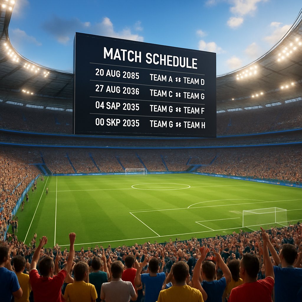 Ilustrasi Jadwal Sepak Bola Terbesar di Zeusbola 2026
