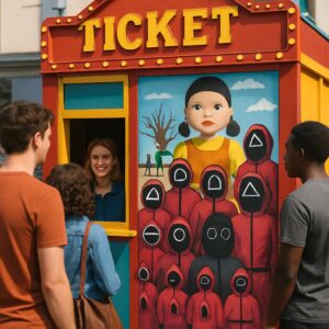 Ilustrasi Penjualan Tiket Squid Game: Zeusbola Jakarta Dibuka!